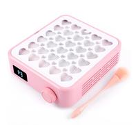 Nail Dust Collector Portable for Home & Salon - 4200RPM Vacuum Dust Extractor an Dust Extractor with Reusable Filter, for Acrylic Drilling Dust Beginner Friendly Small Manicure Tool