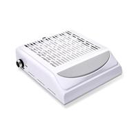 Nail Dust Collector, Powerful Nail Dust Vacuum Professional Nail Dust Collector with Reusable Filter Reduces Dust Nail Salon Tools(A)