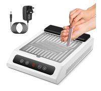 Nail Dust Collector, Professional Nail Vacuum Cleaner Fan, 80W Powerful Electric Nail Dust Extractor, Dust Suction Machine for Acrylic Nail Removal Nail Tech Nail Salon Artist Home Manicure, 10-Gear