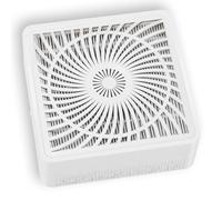 Nail Dust Collector, Professional Rechargeable Nail Salon Dust Extractor Vacuum Fan for Acrylic Nails Removal, with 2 Filters