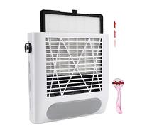 CoFashion Nail Dust Collector Vacuum 80W Adjustable Power Suction Nail Dust Cleaner Machine for Manicure, Dust Collector for Nails for Salon Home Use- Nail Filter When Using Nail Drill