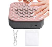 Nail Dust Collectors - 5500RPM Nails Filter Duster, 2 Modes Powerful Rechargeable Nail Dust Collector | Portable Duster With Filter For Beginner Gel Polish Pedicures Salon Home Cleaning