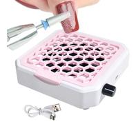 Nail Dust | Portable Cordless Manicure Tools | Fan Dust Extractor for Nails, for Cleaning and Polishing, Beginner Techniques and Enthusiasts