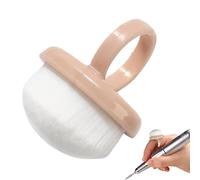 Nail Duster Brush | Finger Ring Cleaning Brush for Nail and Toenail - Soft Manicure Duster Tools for Home Salon Indoor Outdoor Travel