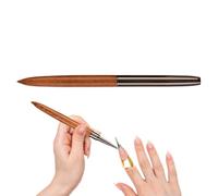 Nail Enamel Brush Sandalwood Fine Drawing Thin Details Long Lines | Nail Fine Liner Brushes for Home Salon DIY Professional Manicure Studio Long Lines Detailing Art Painting Fine Tip Precision