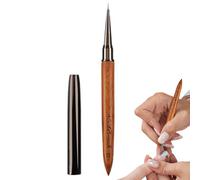Nail Enamel Brush Sandalwood Fine Tip Long Lines Art Design Detailing