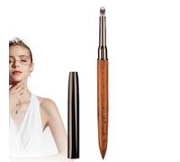 Nail Enamel Brush Sandalwood Fine Tip Long Lines Art Design Detailing | Nail Liner Brush for Home Salon Diy, Personal Household, Professional Manicure, Art Craft Design