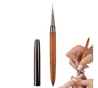Nail Enamel Brush Sandalwood Handle Thin Details Delicate Line Drawing