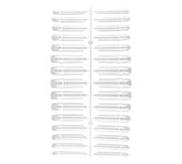 Nail Extension Forms - Clear System Molds, Reusable Stencils with Measurement Scales, Precise Sculpting Manicure Templates, Ideal for Professional Salon Grade DIY Art