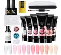 Nail Extension Gel,Building Gel Base Coat Glue Set | Multifunctional Fingernail Polish Base Tips Art for Professionals Beginners Enthusiasts