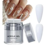 Nail Extension Gel - Smooth Enhancement Poly for Building | Clear Acrylic Overlay Manicure Hardener, Sculpting for Girls, Artificial Base Tip Coating, Beauty Salon Supplies for Women