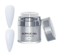 Nail Extension Gel - Smooth Enhancement Poly for Building | Clear Acrylic Overlay Manicure Hardener, Sculpting for Girls, Artificial Base Tip Coating, Beauty Salon Supplies for Women