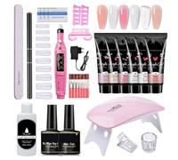 Nail Extension Kit - Acrylic Nail Kit | Gel Nail Polish Kit for, Nail Extension Kit for Beginners with Everything, Home Salon, Beauty for Women
