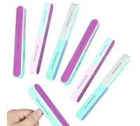 Nail File and Nail Buffer Cosmetic Manicure, 7 Ways (6 Set)
