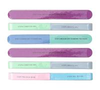 Nail File and Nail Buffer Cosmetic Manicure, 7 Ways (6 Set)