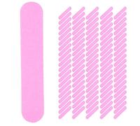Nail File Disposable Manicure Polishing Grinding DoubleSided 100pcs for Acrylic Fake Nails (Roseate)