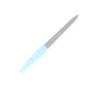 Nail File, Nail Files for Natural Nails Made of Stainless Steel, Sword Fingernail Files with Sharp Pointed Tip Non Slip Handle, Diamond Finger Nail Filers for Women Sapphire Grit