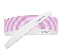 Nail Files, 16pcs Professional Nail Files, 100/180 Grit Double-Sided Emery Board Nail File Set, Washable Nail Files Tools for Manicure (Grey)