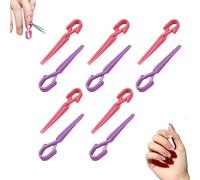 Nail Finger Protector - Anti-slip Clip Protector,10pcs Reusable Barrier Guards Multifunctional Accessories For Painting, Manicure, DIY Design, Salon Use, Home Care Too(A)