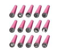 Nail Flower Stamp Pen Nail Buffer Tool | 15x Nail Pen with 6 Different Pattern Tools - Nail Tool, Graffiti Art Pointing Tools, Out