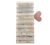 Nail Foil Storage Box - Fingernail Foil Storage Container, Folder for Nail Pictures, for Beginners, Women, Girls, Mothers, Brides, Art Students, Artists