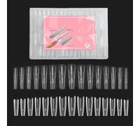 Nail Forms - Clear 240 Pieces Mold, Professional Nail Extension Guide Stickers | for Personal, Salon, Home, Fashion, Beauty, Manicure, Pedicure, Daily Styling, Nails Art, DIY Practice