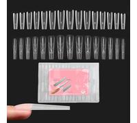 Nail Forms - Professional Clear | Double-Ended Oval Nail Forms - for Daily Manicure Personal Salon Beauty Home Fashion Styling