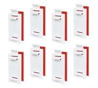 Nail-Free Pleated Curtain Brackets 8pcs No Drill