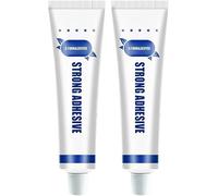 Nail Free Strong Glue Adhesive Waterproof, All Purpose Adhesive Glue High Strength Strong Waterproof Quick Dry Flexible Gel for Various Materials Concrete Plaster Metal PP (2pcs)