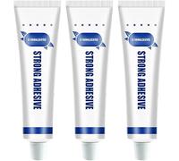 Nail Free Strong Glue Adhesive Waterproof, All Purpose Adhesive Glue High Strength Strong Waterproof Quick Dry Flexible Gel for Various Materials Concrete Plaster Metal PP (3pcs)