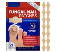 Nail Fungal Treatment For Toenail, 21pcs Multi-Purpose nail Pads,8-Hours OverNight Renewal-Safe & Painless,Suitable for All Skins