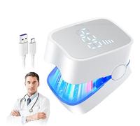 Nail Fungus Laser Device, Anti-Fungal Treatment for Toenails & Fingernails, 950nm Infrared & 500nm Blue Light, Time Display, Home Treatment for Nail Infection, Portable Toenail Fungus Remover