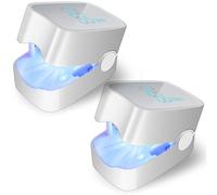 Nail Fungus Laser Device, Safe & Painless Home Anti-Fungal Therapy Tool，Dual-Targeted Light Technology for Toe & Finger Fungus, Bacteria, Mold Elimination, Pain-Free Gentle Care。 (2PCS)