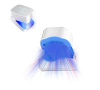 Nail Fungus Laser Treatment with Time Display, Fast-acting Nail Fungus Treatment for Toenail Strengthener, 910nm Infrared Light 470nm Blue Light Home Nail Salon Nail Fungus Laser Device (H001)