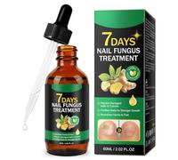 Nail Fungus Treatment for Toenail, 60ML Fungal Nail Treatment for Thick, Discolored, Brittle Nails, Ginger Nail Treatment Oil Helps Improve Nail Appearance and Supports Healthy Growth