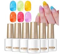 Nail Gel 6 Pieces Long Lasting Cosmetics