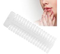 Nail Gel Color Display Cards, Practice Samples with 36 Colors for Professional Manicurists or Beginners (Transparent)