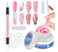 Nail Gel for Building,Non-Adhesive Nail Modelling Glue | Modeling Gel for | Manual Home Exercise, Extension, Shaping, Beginners