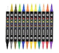 Nail Gel Pen - Twenty-Four Colors Tip Design Quick Dry Formula Versatile Art Tool | Home Salon DIY Manicure Painting Nail Decoration Gift by Comp