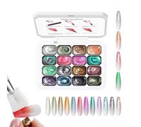 Nail Gels | Palette 16 Layers Gradient Drying Under UV/LED Lamp Without Cleaning, Nail Gel Colors, For Girls, Women, Moms, Salon, Home, Party, Holiday, Spring, Hallo