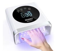 Nail girls - Fast Curing for All Kinds of Gels: With 36 advanced UV/LED double light lamp beads, the 150W nail lamp ensures fast and efficient curing for all