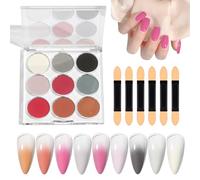 Nail Glitter Powder | Magic Mirror Finish Glitter - Nail Powder | Art Gradient Powder Rainbow Color Handmade Nail Decoration for Women Girls