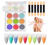 Nail Glitter Powder | Shiny Magic Mirror Effect,Powder Set | Artful Gradient Do It Yourself Decoration For Women And Girls For Easter, Halloween And Christmas
