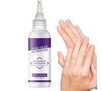 Nail Glue Remover - 120ml False Nail Remover Liquid,Gentle Cleaning Beauty Supplies Manicure Tools for Home Office Travel Party Salon Girls Professionals