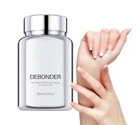 Nail Glue Remover, Wear Nail Adhesive Dissolver, Waterproof Gel Removal Solution, Gentle Nail Care Formula, Quick Solid Patch Adhesive Clean, Fingernails Toenails Daily Use, 80ml