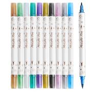 Nail Graffiti Pens, Nail Drawing Pens | 10x Manicure Nail Paint Double Touch - Mother, Girlfriend Nail Beauty Doodle Solution for Travel, Stage
