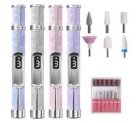 Nail Grinder for Human, Adjustable Speeds,16x2cm, Nail Polishing Grinding Edge Shaping, Electric Fingernail File, Rechargeable, for Women, Men & Beginners