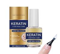 Nail Growth Oil with Brush, 15ml Moisturizing Nourishing Quick Dry Strengthener with Base, Healthy Keratin, Liquid Fluid, Style for Salon, Daily Manicure Tool for Travelers