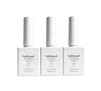Nail Guard, Nail Hardener Nails Growth, Nails Strengthening Cream for Faster Growth, 2-in-1 Quick Dry Manicure Base Coat, Achieve Stronger, Healthier Nails, White Odorless，3PC