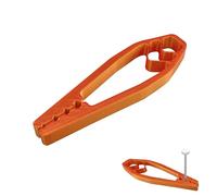 Nail Holder Pliers Red, Compact Hammering Holder and Plastic Holder, Precise Positioning Pliers for Woodworking and DIY Carpentry Projects, Easy to Use and Transport for Home or Workshop